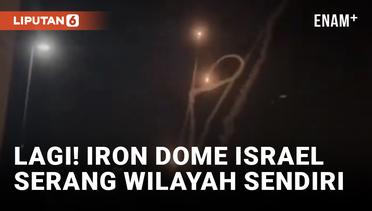 Bermasalah, Rudal Iron Dome Israel Jatuh dan Meledak di Tel Aviv