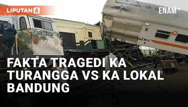 Fakta Kecelakaan KA Turangga vs KA Lokal Bandung Raya, Adu Banteng di Rel Tunggal