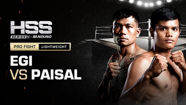 Full Match - Egi Rozten vs Paisal Panjaitan | Pro Fight - Lightweight | HSS Series 4 Bandung (Nonton Gratis)