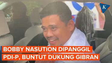 Bobby Nasution Penuhi Panggilan PDI-P, Buntut Pernyataan Dukung Prabowo-Gibran