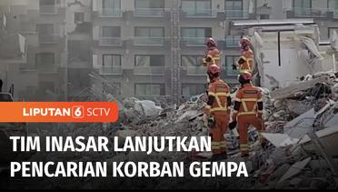 Tim INASAR Masih Melakukan Pencarian Korban Gempa Turki | Liputan 6