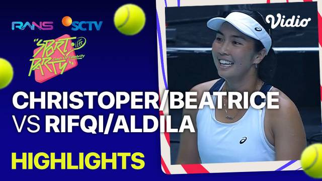 Highlights - Christopher Rungkat/Beatrice Gumulya vs Rifqi Fitriadi/Aldila Sutjiadi  | Sport Party