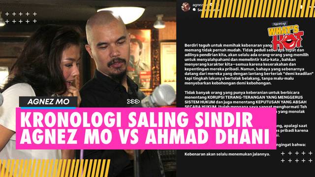 Kronologi Perseteruan Agnez Mo VS Ahmad Dhani Yang Saling Sindir, Berawal Dari Hak Cipta Lagu