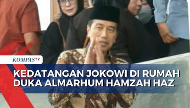 Presiden Jokowi Melayat ke Rumah Duka Hamzah Haz di Matraman