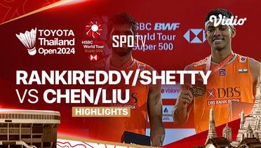 Satwiksairaj Rankireddy/Chirag Shetty (IND) vs Chen Bo Yang/Liu Yi (CHN) - Highlights | Toyota Thailand Open 2024 - Men's Doubles Final