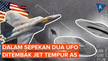 Jet Tempur AS Berhasil Tembak Jatuh 2 Benda Misterius