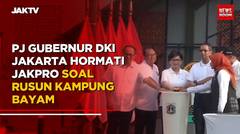Pj Gubernur DKI Jakarta Hormati Jakpro Soal Rusun Kampung Bayam