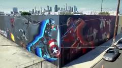 Stop Motion For Captain America Graffiti War