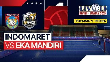 Putra: Indomaret vs Eka Mandiri  - Putaran 1 - Livoli Divisi Utama