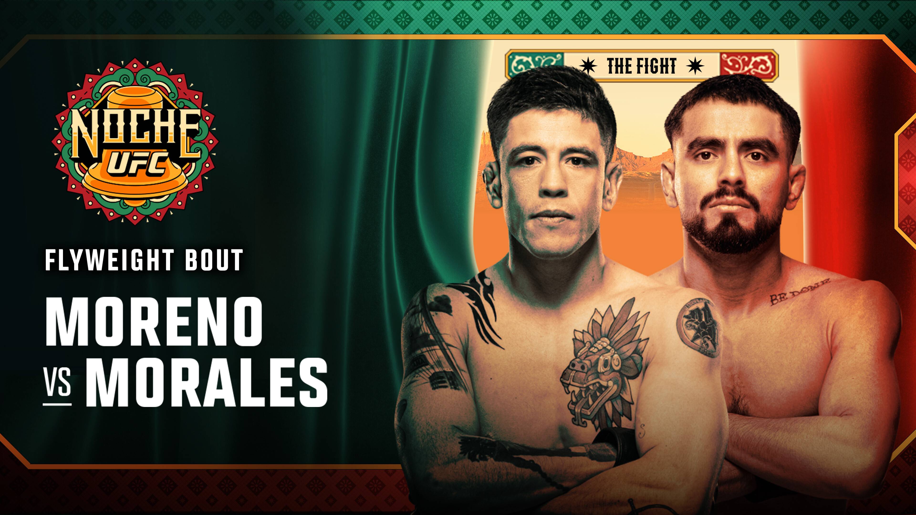 Brandon Moreno vs Joseph Morales - Flyweight | Noche UFC