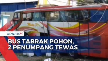 Bus yang Bawa Rombongan Pekerja Asal Semarang Terguling, 2 Penumpang Tewas