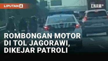Viral Rombongan Pemotor Masuk Tol Jagorawi, Dikejar Mobil Patroli Polisi dan Tol