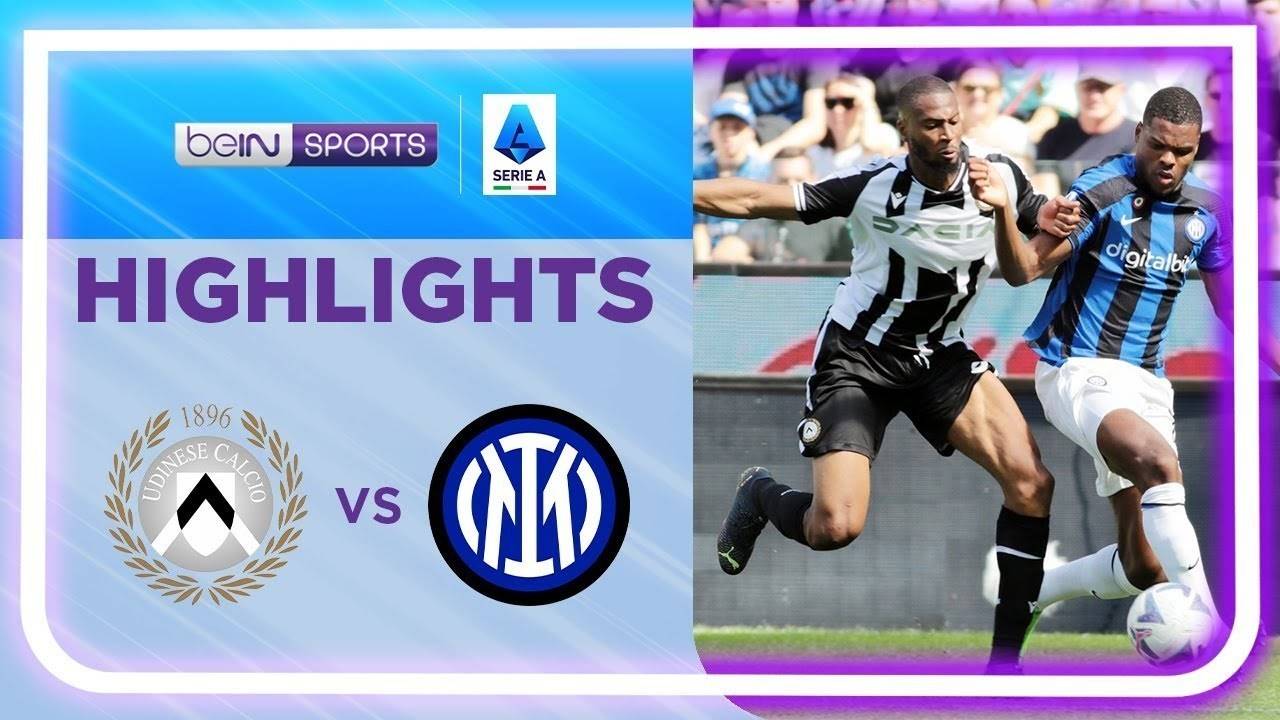 Match Highlights Udinese vs Inter Serie A 2022/2023 Vidio