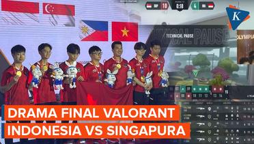 Tim SEA Games Valorant Indonesia Berbagi Emas dengan Singapura