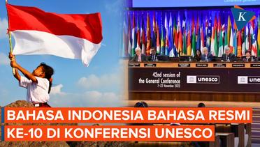 Jadi Bahasa Resmi UNESCO, Bahasa Indonesia Dipakai 275 Juta Penutur