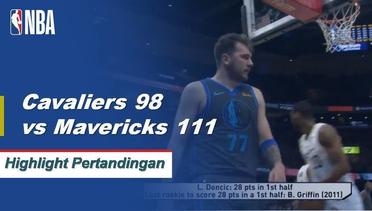NBA I Cuplikan Pertandingan : Mavericks 111 vs Cavaliers 98