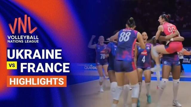 Women: Ukraine vs France - Highlight | Volleyball Nations League 2026
