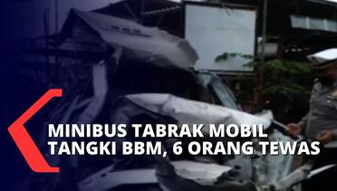 Diduga Sopir Mengantuk, 6 Orang Tewas Akibat Tabrakan dengan Truk Tangki BBM di Cirebon