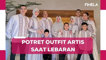 10 Gaya Keluarga Artis Pakai Baju Sarimbit saat Lebaran 2024, Ayu Ting Ting hingga Nagita Slavina