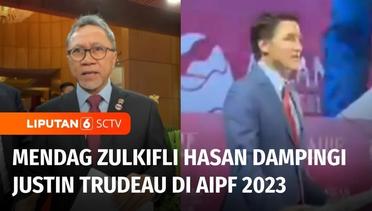 PM Kanada Justin Trudeau Sampaikan Pidato Didampingi Mendag Zulkifli Hasan di AIPF 2023 | Liputan 6