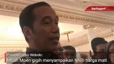 Presiden Jokowi: Mbah Moen gigih menyampaikan NKRI harga mati