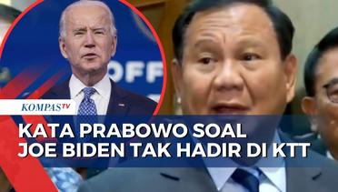 Prabowo Buka Suara soal Ketidakhadiran Presiden AS Joe Biden di KTT Ke-43 ASEAN