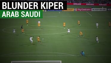Tendangan Kiper Arab Saudi Berbuah Gol 7 Menit untuk Lawan