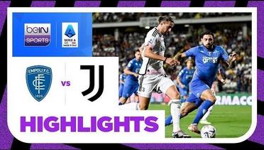 Empoli vs Juventus - Highlights | Serie A 2023/2024