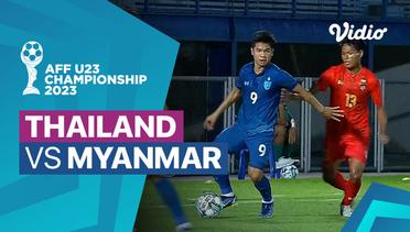 Mini Match - Thailand vs Myanmar | AFF U-23 Championship 2023