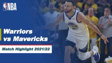 Match Highlight | Golden State Warriors vs Dallas Mavericks | NBA Playoff: Conference Final 2021/22