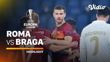 Highlight - Roma vs Braga I UEFA Europa League 2020/2021