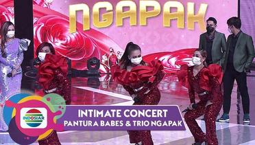 Yang Gak Kuat Merem!! Pantura Babes Vs Trio Ngapak Ditantang Adu Goyang Level 1-2-3!!! | Intimate Concert 2021