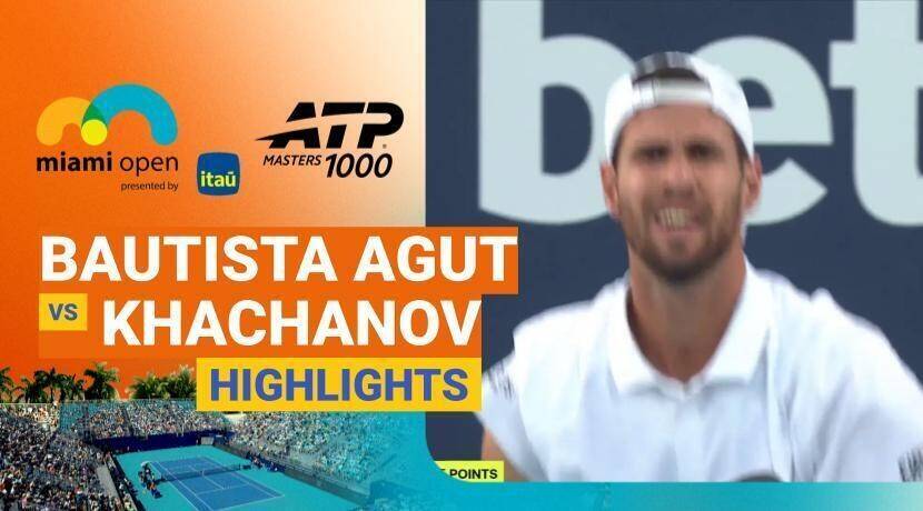 Roberto Bautista Agut vs Karen Khachanov - Round 2 (Court 1) | ATP 1000: Miami Open presented by Itau 2026