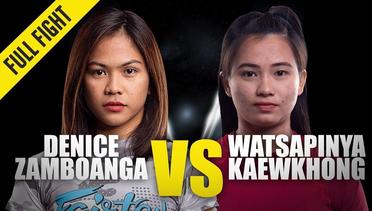 Denice Zamboanga vs. Watsapinya Kaewkhong | ONE Championship Full Fight