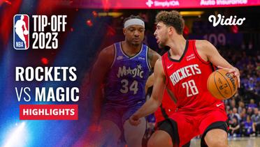 Houston Rockets vs Orlando Magic - Highlights | NBA Regular Season 2023/24