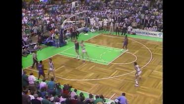 On May 26, 1987 Larry Bird stole the inbound pass and assisted to Dennis Johnson for the game winning layup vs the Pistons.