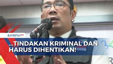 Kasus Bos Ajak Staycation Karyawan di Bekasi, Ridwan Kamil: Tindakan Kriminal dan Harus Dihentikan!