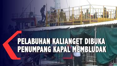 Pelabuhan Kalianget Kembali Beroperasi Penumpang Penuhi Kapal