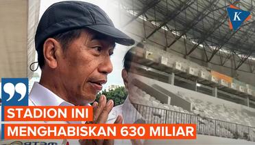 Tinjau Pembangunan Stadion Indoor GBK, Jokowi Ingin Jakarta Punya Arena Olahraga yang Mewah