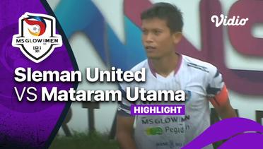 Highlight - Sleman United 1 vs 3 Mataram Utama | Liga 3 2021/2022