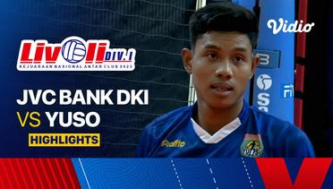 Putra: JVC Bank DKI vs Yuso - Highlights | Livoli Divisi 1 2023