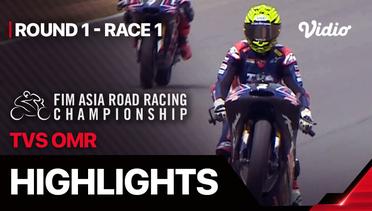 Asia Road Racing Championship 2024: TVS OMR Round 1 - Race 1 - Highlights | Asia Road Racing Championship 2024