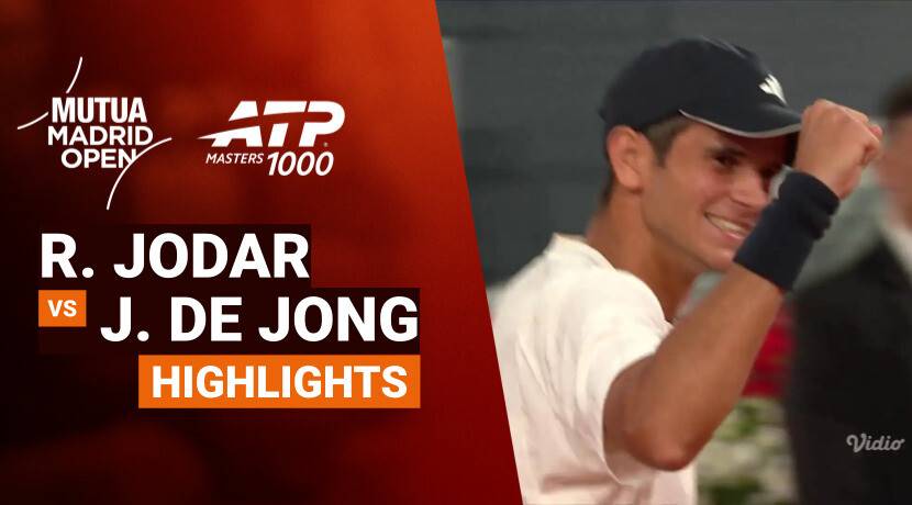Rafael Jodar vs Jesper de Jong - Round 1 (Manolo Santana Stadium) | ATP 1000: Mutua Madrid Open 2026