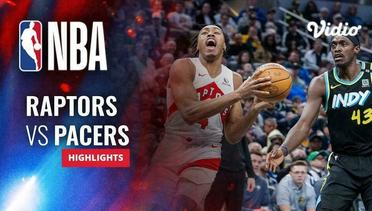 Toronto Raptors vs Indiana Pacers - Highlights | NBA Regular Season 2023/24