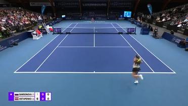 Match Highlights | Jelena Ostapenko 2 vs 0 Ludmilla Samsonova | Luxembourg Open 2021