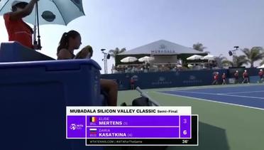 Match Highlights | Daria Kasatkina 2 vs 0 Elise Mertens | WTA Mubadala Silicon Valley Classic 2021