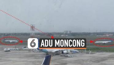 Dua Pesawat Garuda Nyaris Adu Moncong di Soekarno-Hatta?