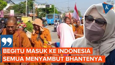 Potret Toleransi Warga Semarang saat Sambut Biksu dalan Ritual Thudong