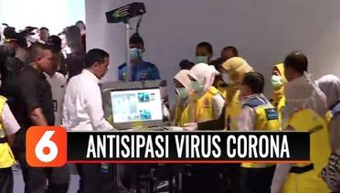 Antisipasi Virus Corona, Jokowi Tinjau Terminal 3 Bandara Soetta