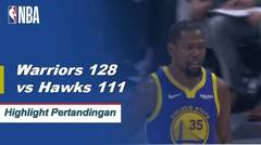NBA I Cuplikan Pertandingan : Warriors 128 vs Hawks 111